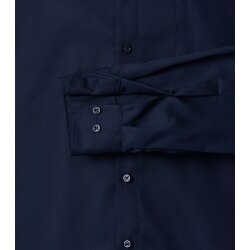 VENTI Herren Businesshemd Langarm Kent Modern-Fit Marine