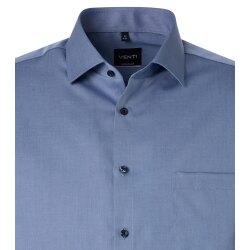 VENTI Herren Businesshemd Kurzarm Kent Modern-Fit Blau