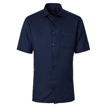 VENTI Herren Businesshemd Kurzarm Kent Modern-Fit Marine