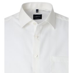 VENTI Herren Businesshemd Kurzarm Kent Modern-Fit Creme
