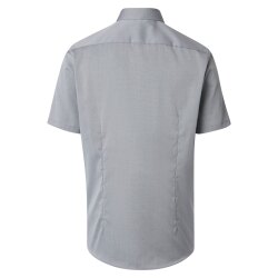 VENTI Herren Businesshemd Kurzarm Kent Modern-Fit Silber