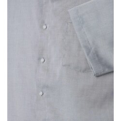 VENTI Herren Businesshemd Kurzarm Kent Modern-Fit Silber