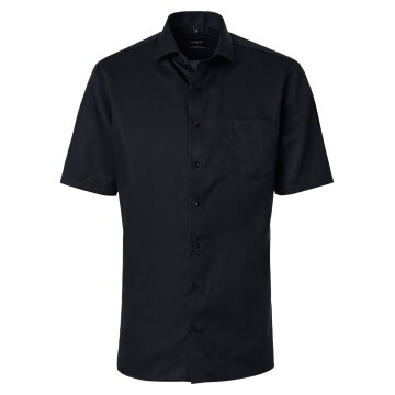 VENTI Herren Businesshemd Kurzarm Kent Modern-Fit Schwarz