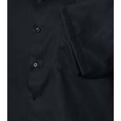 VENTI Herren Businesshemd Kurzarm Kent Modern-Fit Schwarz