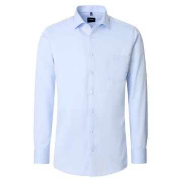 VENTI Herren Businesshemd Langarm Kent Comfort-Fit Hellblau