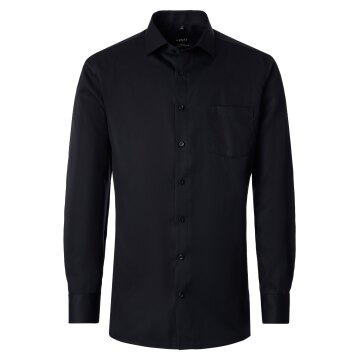 VENTI Herren Businesshemd Langarm Kent Comfort-Fit Schwarz