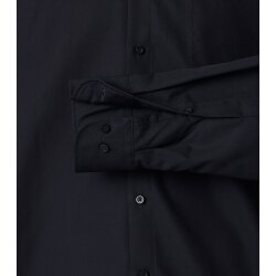 VENTI Herren Businesshemd Langarm Kent Comfort-Fit Schwarz