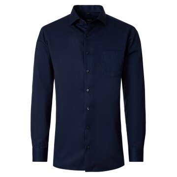 VENTI Herren Businesshemd 69er Langarm Kent Comfort-Fit Marine