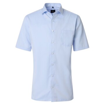 VENTI Herren Businesshemd Kurzarm Kent Comfort-Fit Hellblau