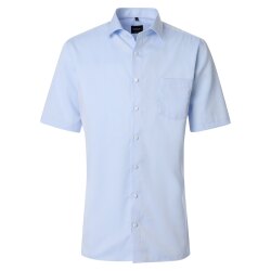 VENTI Herren Businesshemd Kurzarm Kent Comfort-Fit Hellblau