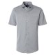 VENTI Herren Businesshemd Kurzarm Kent Comfort-Fit Silber