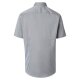 VENTI Herren Businesshemd Kurzarm Kent Comfort-Fit Silber