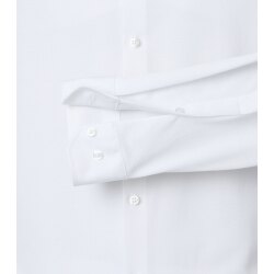 VENTI Herren Businesshemd Langarm Kent Body-Fit Jersey Weiß