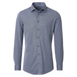 VENTI Herren Businesshemd Langarm Kent Modern-Fit Jersey...