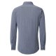 VENTI Herren Businesshemd Langarm Kent Modern-Fit Jersey Blau