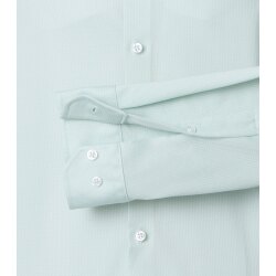 VENTI Herren Businesshemd Langarm Kent Comfort-Fit Jersey Hellgrün