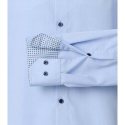 VENTI Herren Businesshemd Langarm Kent Modern-Fit Hellblau