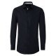 VENTI Herren Businesshemd Langarm Kent Modern-Fit Schwarz