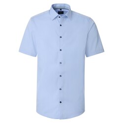 VENTI Herren Businesshemd Kurzarm Kent Modern-Fit Hellblau
