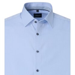 VENTI Herren Businesshemd Kurzarm Kent Modern-Fit Hellblau