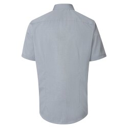 VENTI Herren Businesshemd Kurzarm Kent Modern-Fit Silber