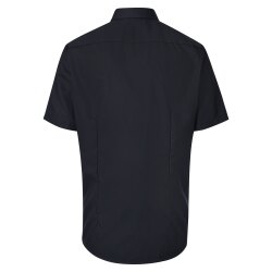 VENTI Herren Businesshemd Kurzarm Kent Modern-Fit Schwarz