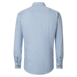 VENTI Herren Businesshemd Langarm Kent Modern-Fit Blau...
