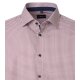 VENTI Herren Businesshemd Langarm Kent Modern-Fit Rot Muster