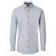 VENTI Herren Businesshemd Langarm Kent Modern-Fit Anthrazit Muster