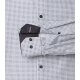 VENTI Herren Businesshemd Langarm Kent Modern-Fit Anthrazit Muster