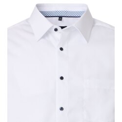 VENTI Herren Businesshemd Langarm Kent Comfort-Fit Weiß