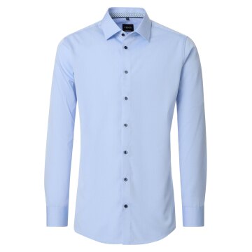VENTI Herren Businesshemd Langarm Kent Comfort-Fit Hellblau