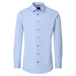 VENTI Herren Businesshemd Langarm Kent Comfort-Fit Hellblau