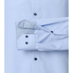 VENTI Herren Businesshemd Langarm Kent Comfort-Fit Hellblau