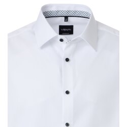 VENTI Herren Businesshemd Langarm Kent Comfort-Fit Weiß