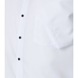VENTI Herren Businesshemd Kurzarm Kent Comfort-Fit Weiß