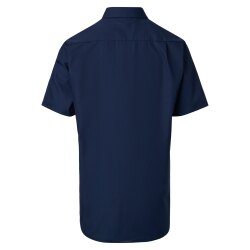 VENTI Herren Businesshemd Kurzarm Kent Comfort-Fit Marine