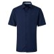 VENTI Herren Businesshemd Kurzarm Kent Comfort-Fit Marine