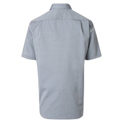 VENTI Herren Businesshemd Kurzarm Kent Comfort-Fit Silber