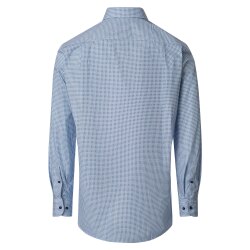 VENTI Herren Businesshemd Langarm Kent Comfort-Fit Blau...