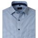 VENTI Herren Businesshemd Langarm Kent Comfort-Fit Blau Muster