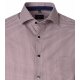 VENTI Herren Businesshemd Langarm Kent Comfort-Fit Rot Muster