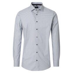 VENTI Herren Businesshemd Lang Kent Comfort-Fit Anthrazit...