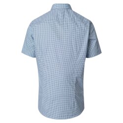 VENTI Herren Businesshemd Kurzarm Kent Comfort-Fit Blau...