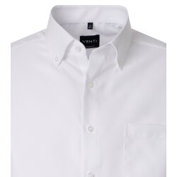 VENTI Herren Businesshemd Langarm Button-Down Comfort-Fit Weiß