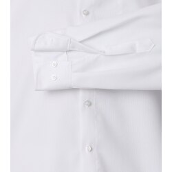 VENTI Herren Businesshemd Langarm Button-Down Comfort-Fit Weiß