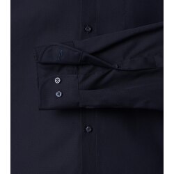 VENTI Herren Businesshemd Langarm Button-Down Comfort-Fit Marine
