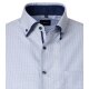 VENTI Herren Businesshemd Langarm Button-Down Comfort-Fit Hellblau