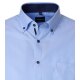 VENTI Herren Businesshemd Langarm Button-Down Comfort-Fit Hellblau