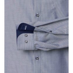 VENTI Herren Businesshemd Langarm Button-Down Comfort-Fit Blau